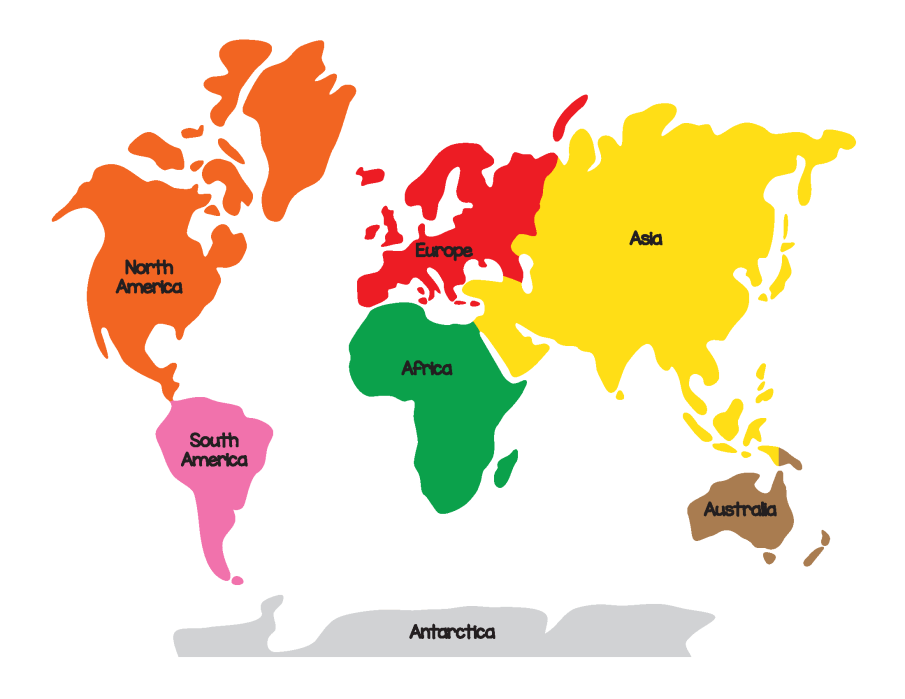 Free Printable Blank World Map With Continents PNG PDF Free Printable Blank World Map With Continents PNG PDF
