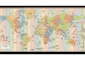 World Time Zone Map pdf