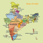 Free Blank &amp; Printable India Map With States &amp; Cities [PDF]