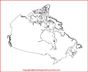 Transparent PNG Canada Map