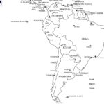 Printable Labeled South America Map